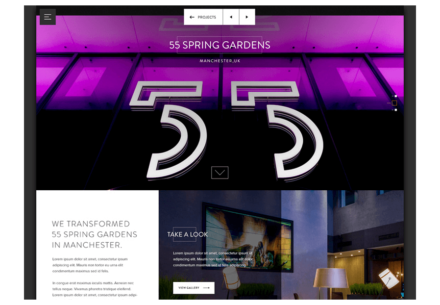 Rotesctezza created the website for construction company ARCO to present their services